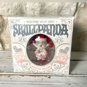 FAST SHIP Authentic Pop Mart x Skullpanda WHITE MAID PVC Figurine